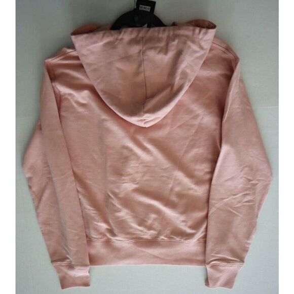 Frye WFF8BKL02-621 Women's Sz S Silver Pink Circle Logo Graphic Hoodie - Picture 10 of 12